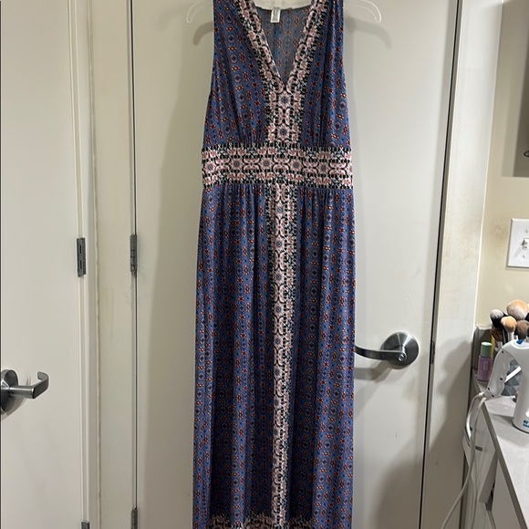 Wisp/Stitch Fix Dresses & Skirts - Wisp Ella Jersey maxi dress blue peach 14P